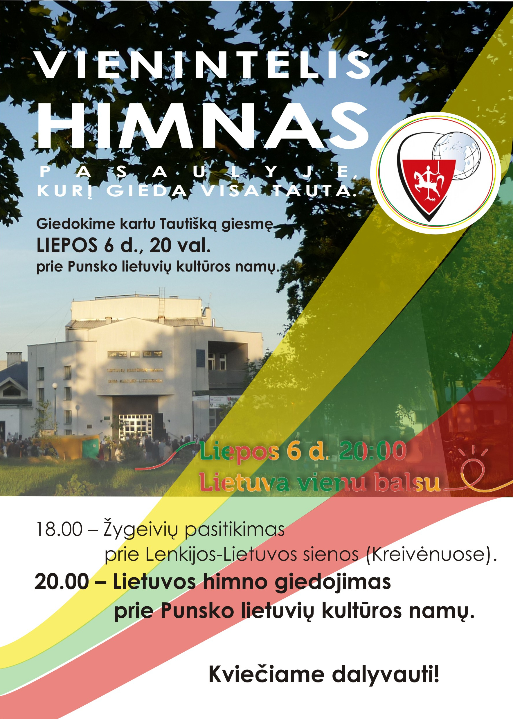 Punske 11 kartą giedojome Lietuvos himną