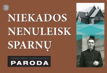 Niekados nenuleisk sparnų