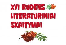 Rudens literatūriniai skaitymai 2019