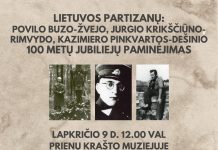 Lietuvos partizanų 100 metų jubiliejų paminėjimas