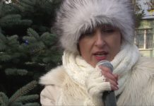 Punske įžiebta Kalėdų eglutė