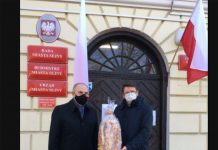 Konsulato vadovas pasveikino Seinų apskrities ir miesto vadovus Nepriklausomybės dienos proga