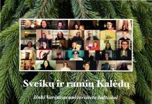 Sveikų ir ramių Kalėdų linki Varšuvos universiteto baltistai