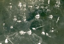 Dainavos apygardos ir Pietų Lietuvos srities partizanų vadai. D. Jėčys-Ąžuolis