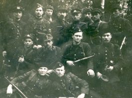 Dainavos apygardos ir Pietų Lietuvos srities partizanų vadai. D. Jėčys-Ąžuolis
