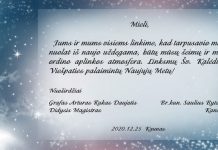 JKRO sveikinimas