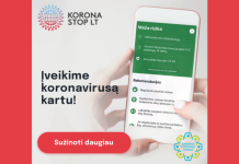 Korona Stop LT programėle naudojasi 5,8 proc. šalies gyventojų