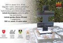 Laisvės kovotojams padėsime gėlių