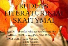 Punske vyks „Rudens literatūriniai skaitymai“