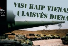 Visi kaip vienas į laisvės dieną