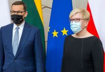Lietuvos ir Lenkijos vyriausybių posėdis Varšuvoje