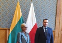 Lietuvos ir Lenkijos švietimo ministrų susitikime – mokyklos Suvalkuose steigimo klausimas