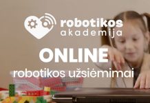 Robotikos akademija kviečia