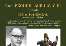 Kun. Broniaus Laurinavičiaus nužudymo minėjimas