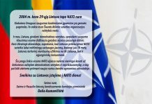 Lietuva mini įstojimo į NATO 18-ąsias metines