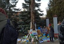 Solidarumo su Ukraina akcija Vilniuje