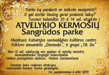 Atvelykio kermošius Sangrūdoje
