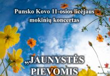 Punsko Kovo 11-osios licėjus kviečia į koncertą