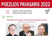 Poezijos skaitymai ir filmo „Vanago portretas“ peržiūra