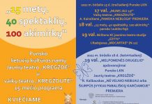 15 metų. 40 spektaklių. 100 akimirkų