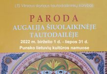 Tautodailininkų paroda Punsko LKN