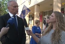 Lietuvos prezidentas Gitanas Nausėda Punske