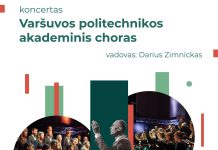 Punske koncertuos Varšuvos politechnikos akademinis choras