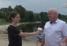 Punsko Žolinės 2022. Eisena su vainikais Punsko gatvėmis