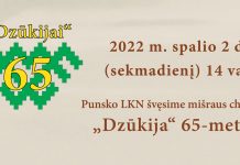 „Dzūkijos“ 65-metis