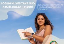 Kalba nuves visur!