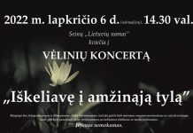 Vėlinių koncertas Seinuose