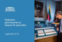Paskutinis pasimatymas su Vasario 16-osios Aktu