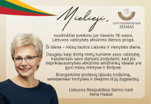 Ši diena – mūsų laisvės ir vienybės diena