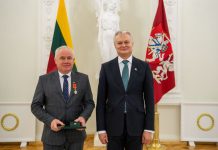 Punskietis Jonas Vaičiulis apdovanotas Lietuvos didžiojo kunigaikščio Gedimino ordino Riterio kryžiumi