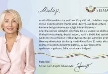 Nuoširdžiai sveikinu Jus su Kovo-ąja!