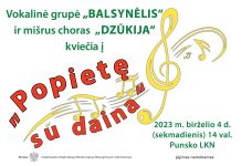 „Popietė su daina“ Punsko LKN