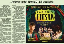 „Pasienio fiesta“ birželio 2–3 d. Lazdijuose