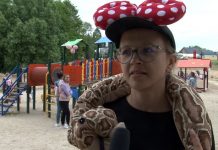 Punske atidaryta vaikų žaidimų aikštelė