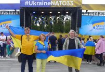„Keliu vėliavą už Ukrainą NATO“
