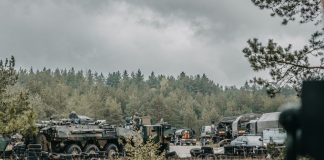 Lietuvos ir Lenkijos pasienyje vyksta sąjungininkų kariniai manevrai
