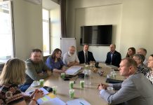 Aptarti lietuviškos mokyklos Suvalkuose vykdomi statybos ir remonto darbai