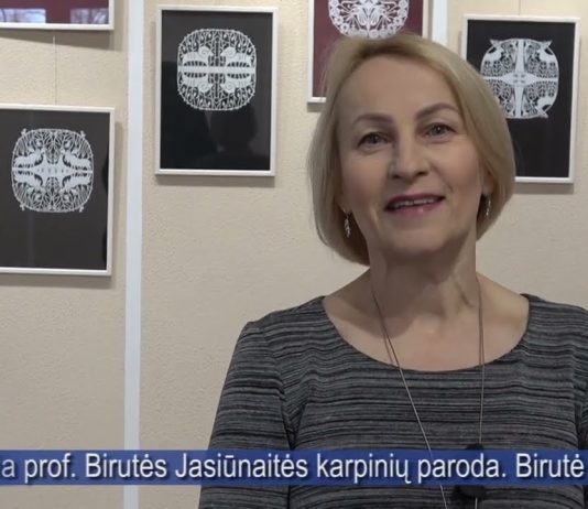 Prof. Birutės Jasiūnaitės karpinių paroda