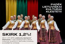 PADĖK LIETUVIŠKAI KULTŪRAI KLESTĖTI!
