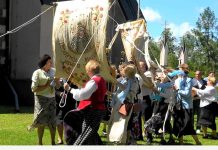 Šv. Petro ir Povilo atlaidų procesija Punske