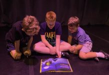 Lėlių teatro žaidimai vaikų stovykloje Punske