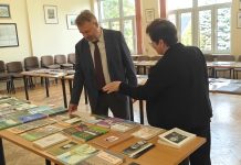 Punsko „Aušros” leidykloje lankėsi ambasadorius Mindaugas Butkus