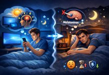 Kodėl mėlynoji šviesa trikdo miegą?