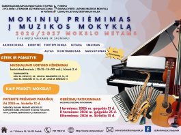 Mokinių priėmimas į Punsko muzikos mokyklą