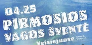 Pirmosios vagos šventė Veisiejuose