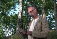 Poezijos vakaronė ant jotvingių piliakalnio. Dainius DIRGĖLA